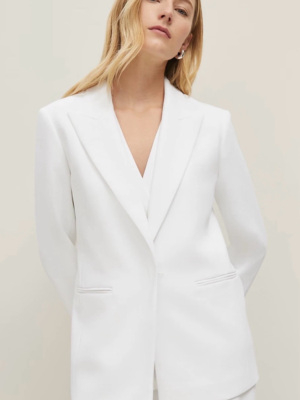 New Ann Taylor White Blazer 4